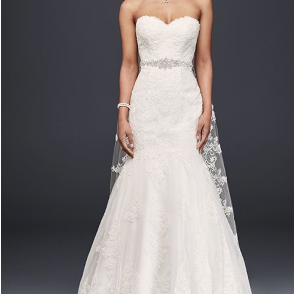 Mermaid Strapless Wedding Dress